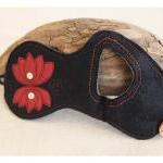 Felt Cuff Lotus - Black an..