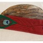 Felt Cuff Orange Peacock - ..