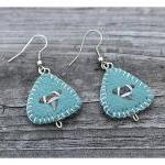Shark Tooth Earrings on Fel..