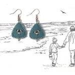Shark Tooth Earrings on Fel..