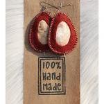 Shell and Felt Earrings - C..