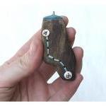 Driftwood Pendant, Felt and..