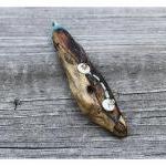 Driftwood Pendant, Felt and..