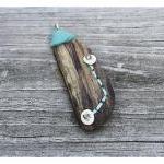 Driftwood Pendant, Felt and..