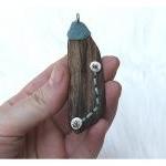 Driftwood Pendant, Felt and..