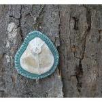 Shell Pendant, Felt and Bon..