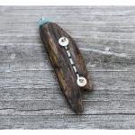 Driftwood Pendant, Bone and..