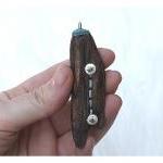 Driftwood Pendant, Bone and..