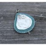 Shell Pendant, Felt and Bon..
